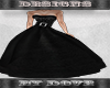 D* Glam Black Gown