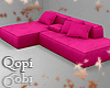 Deep Pink Modular Sofa