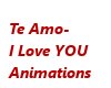 I love you-TE AMO
