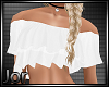 *JK* Frilly Top White