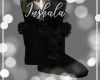 *In* Black Fur Boots