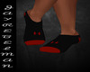 (J)UA Red/Black Socks