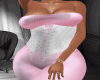 Catsuit &corset pink