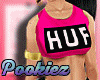  | Hot Pink Huf Crop