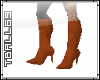 brownish stiletto boots