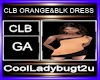 CLB ORANGE&BLK DRESS