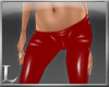 [L]PVC Pants Red
