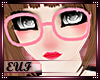 E~ Kawaii pink glasses