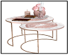 rosegold coffee table