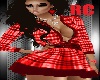 RC RED HART DRESS