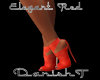 (DHT)  Elegant Red Pumps