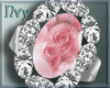 Pink Rose Diamond Ring
