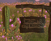 Love Blossoms Sign
