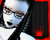 Black Red Nerd Glasses