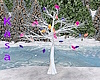 Snowy Tree With Lights