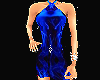 Blue Flame halter dress