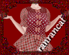 +blouse dot plaid red