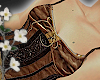 ! brown boho corset