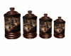 Brown Wolf Canisters