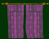 Purple leaf curtain