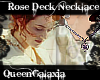  [QG]Rose Deck Necklace