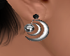 [DER] TRI  Moon Earrings