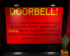 CnK Doorbell Sign