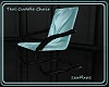 Satin Teal Cuddle Chair