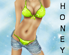 *h* Bikini & Shorts Lime