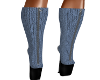 Ednas Knit Blue Boots