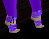 Foot Straps Purple