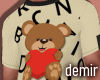 [D] Teddy beige shirt