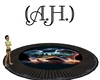 (A.H.)) Kitty Cat Rug