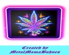 Anim Neon Weed sign
