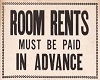 Rooms For Rent  Sign