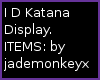 W/l Katana display 