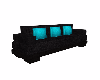 4 Black seat sofa [SL]