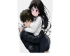 Jump Hug Couple Cutout