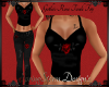 Gothic Rose Tank Top Blk