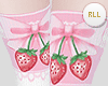 ⚘ RLL Strawberry Socks