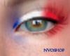 French Flag Eyeshadow