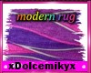 modern rug fuxia