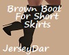 Boot for Short Skirts