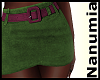 autumn skirt green+ belt