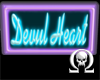 DevulHeart Neon Sign