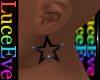 Black Star Earrings DRV