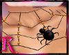 *R* Spider Web Necklace