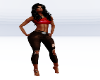 DJM Brown Belted Capri