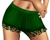 Green Lace Shorts