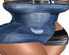 CC Denim & Leather Mini